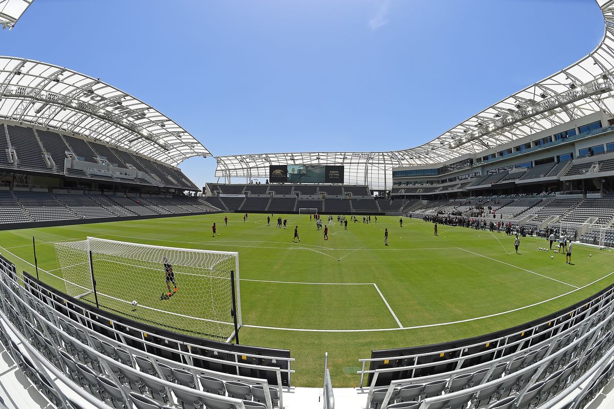 Los Angeles FC Hosts Banc Of Califorina Stadium Ribbon Cutting And Stadium Tour