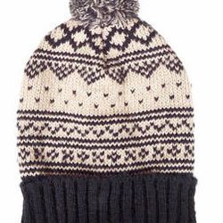 Topshop Scandinavian hat, <a href="http://us.topshop.com/en/tsus/product/bags-accessories-1702229/hats-70518/scandi-fairisle-beanie-2298010?bi=1&ps=200">$28</a>