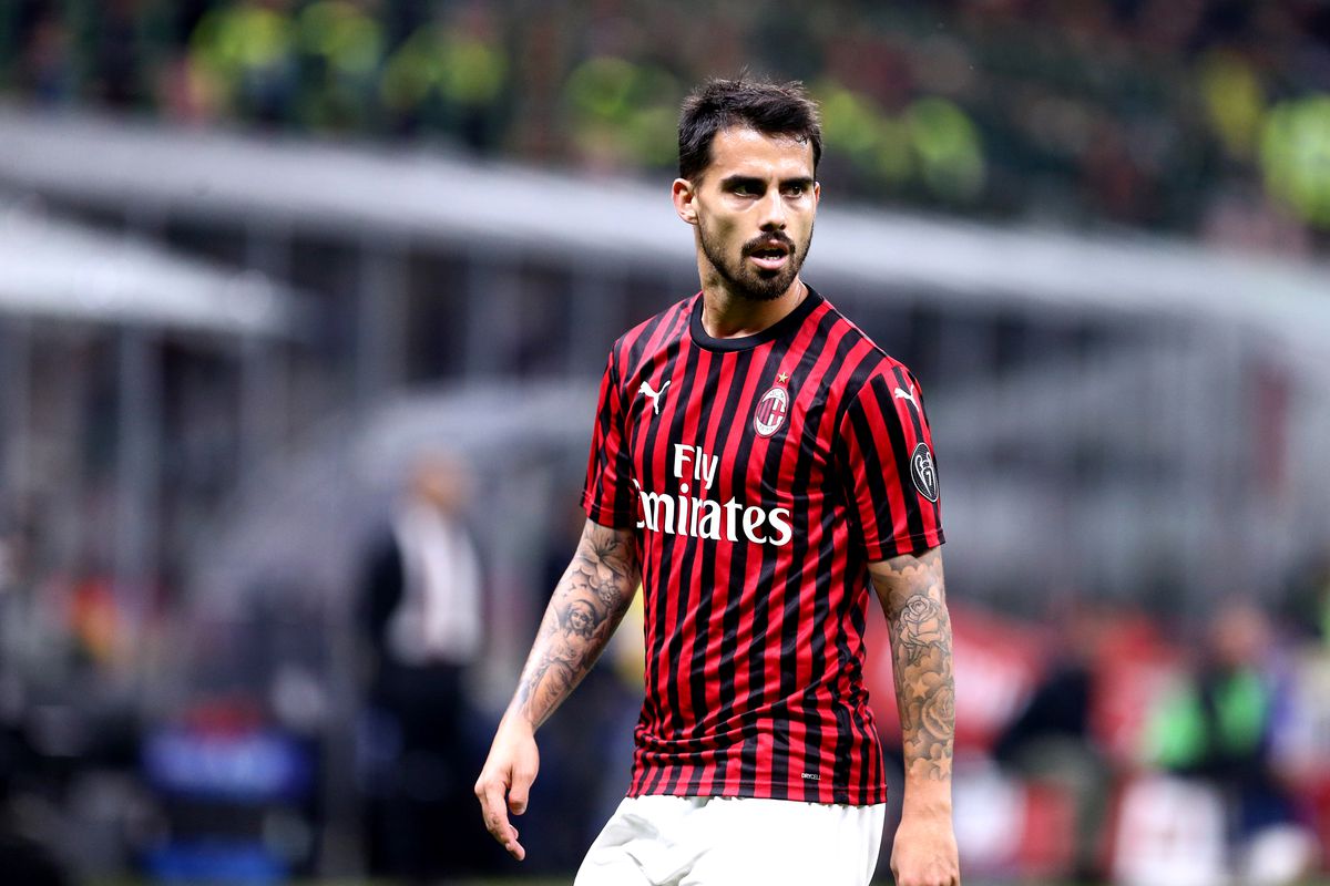 Suso of Ac Milan during the Serie A match between Ac...