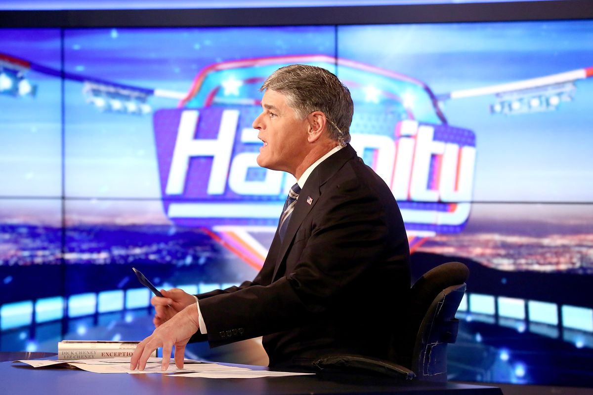 Former Vice President Dick Cheney And His Daughter Liz Cheney Visit FOX News’ ‘Hannity’