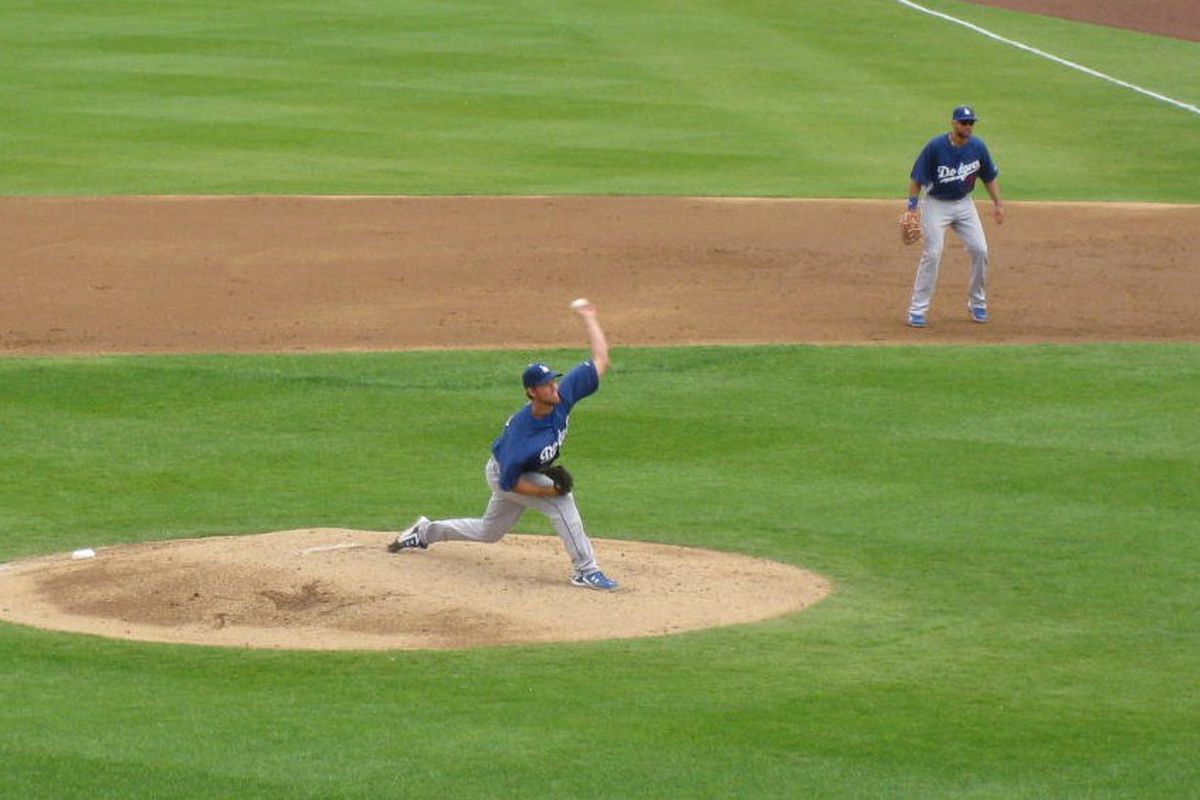 Clayton Kershaw pitched six innings on Sunday for the Dodgers, and has allowed three runs all spring.