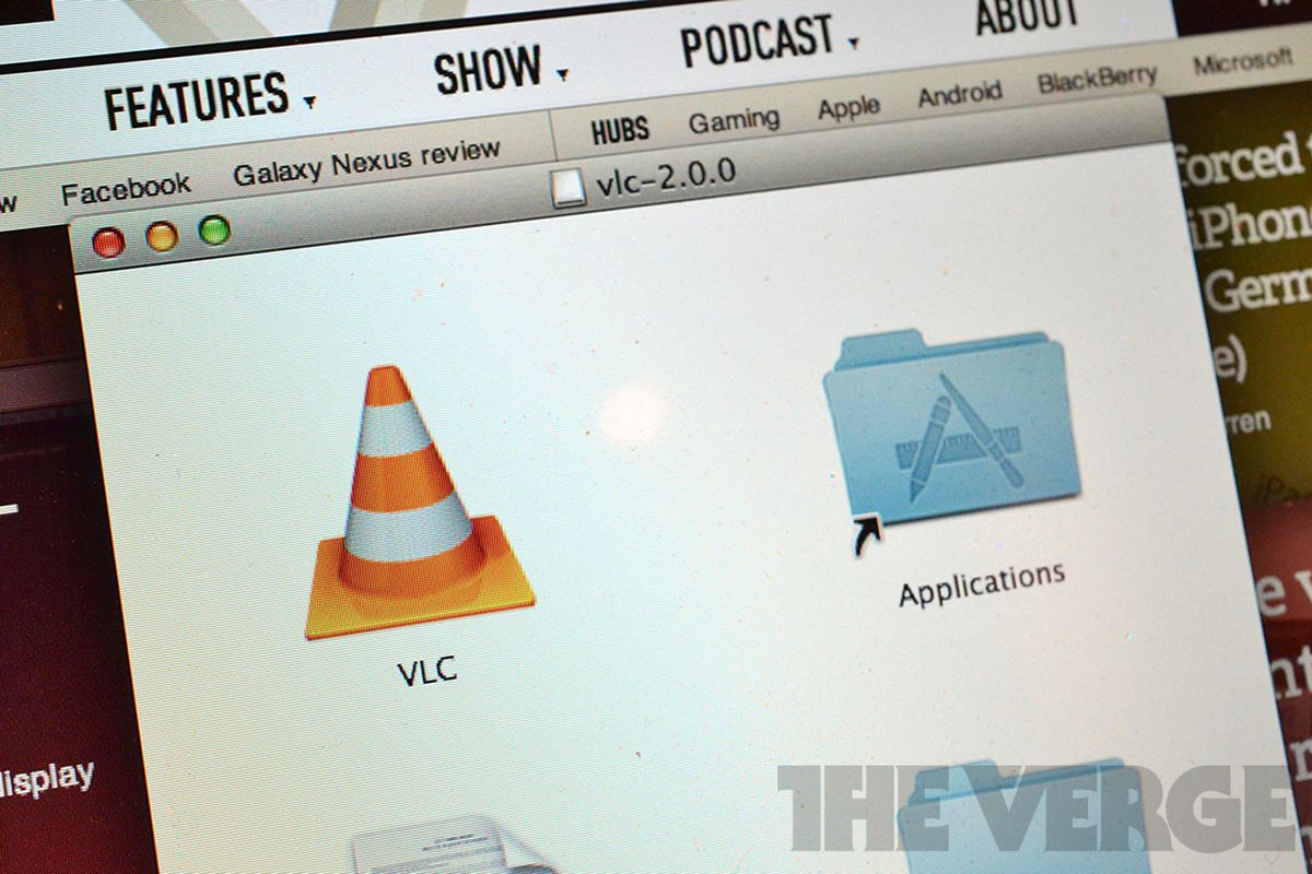 VLC 2.0 applications folder