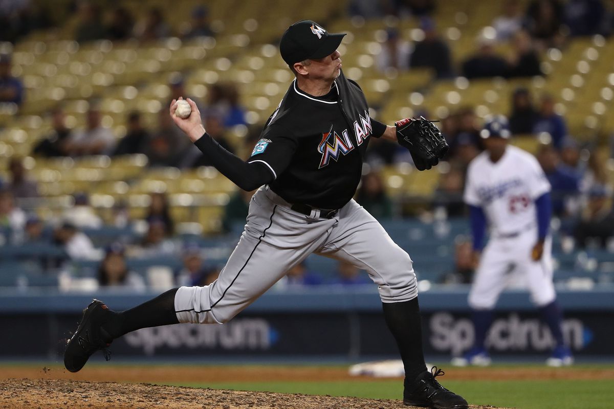 Former D-back Brad Ziegler helped Miami win a series against the Dodgers.