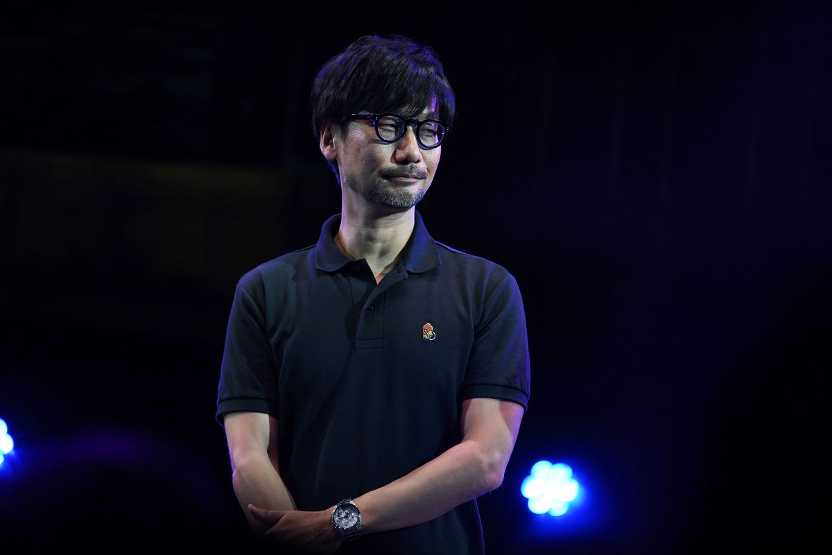 Hideo Kojima speaks on stage to present Death Stranding at Tokyo Game Show 2019
