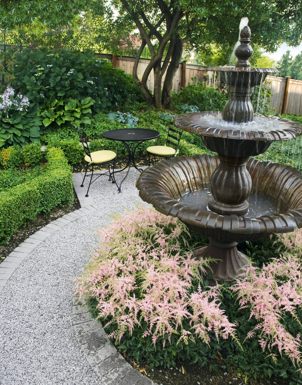 3 Tier Outdoor Garden Yard Bird Decor Pedestal Water Fountain with Pump Green US 