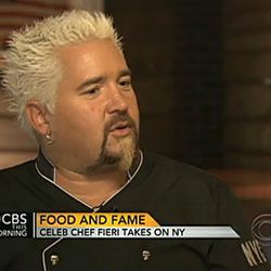<a href="http://eater.com/archives/2012/10/24/guy-fieri-bravely-responds-to-mean-restaurant-critics.php">Guy Fieri Bravely Responds to Mean Restaurant Critics</a> 