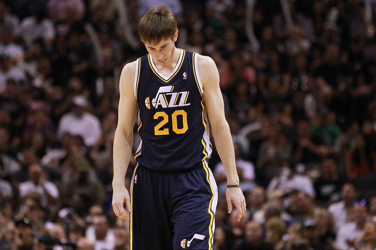 "Man I wish my young teammates weren't lactose intolerant" -grumbled Gordon Hayward after a 106-91 defeat to the San Antonio Spurs.