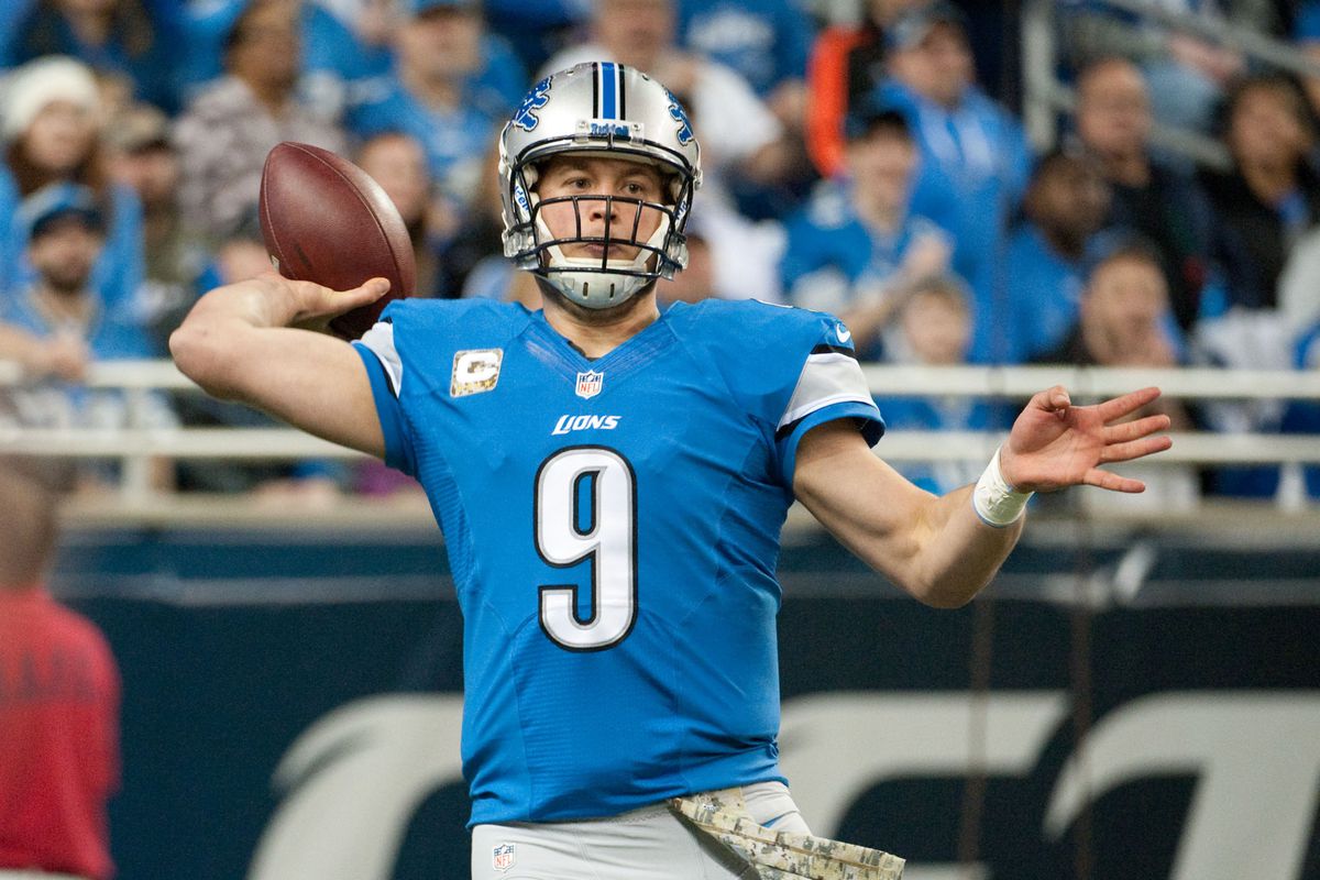 Root for Matthew Stafford and the Lions today