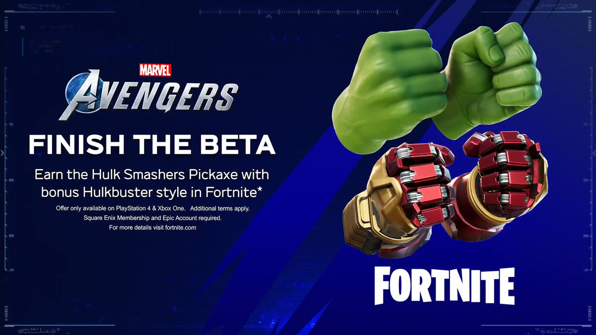 Fornite crossover event with Marvel’s Avengers