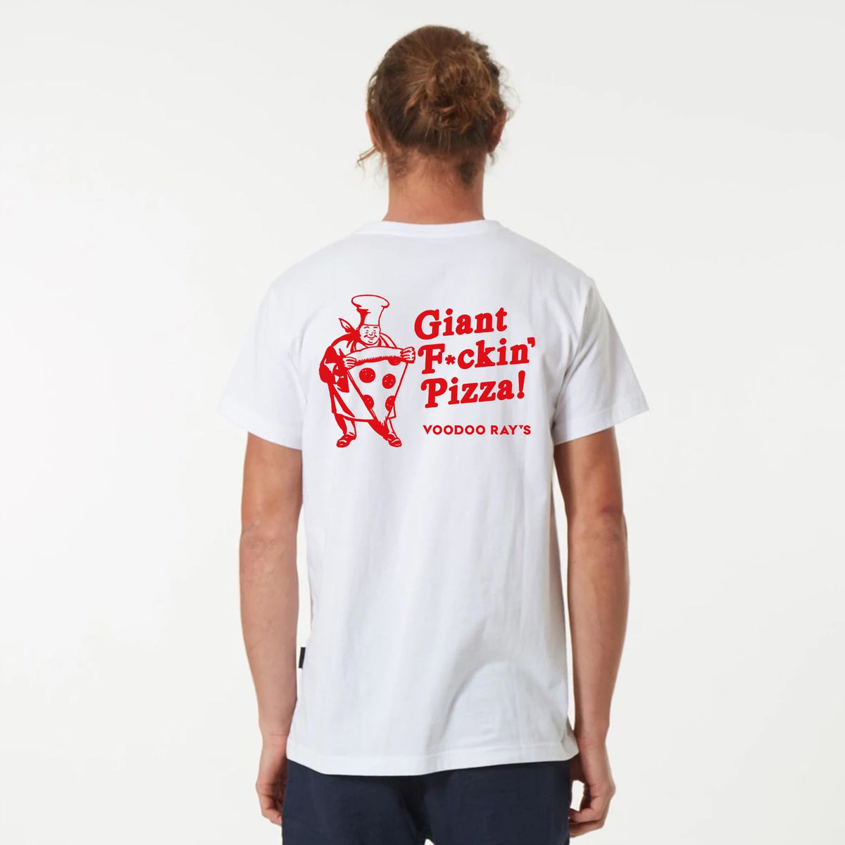 Voodoo Ray’s pizza t-shirt, merch