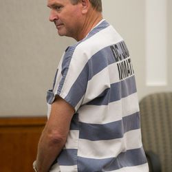 Dr. Nathan Clark Ward appears in 2nd District Court in Farmington for a brief initial appearance on Friday, Aug. 11, 2017. Ward, an OB-GYN from Bountiful, has been charged with multiple counts of sexual abuse and sexual exploitation of a minor.