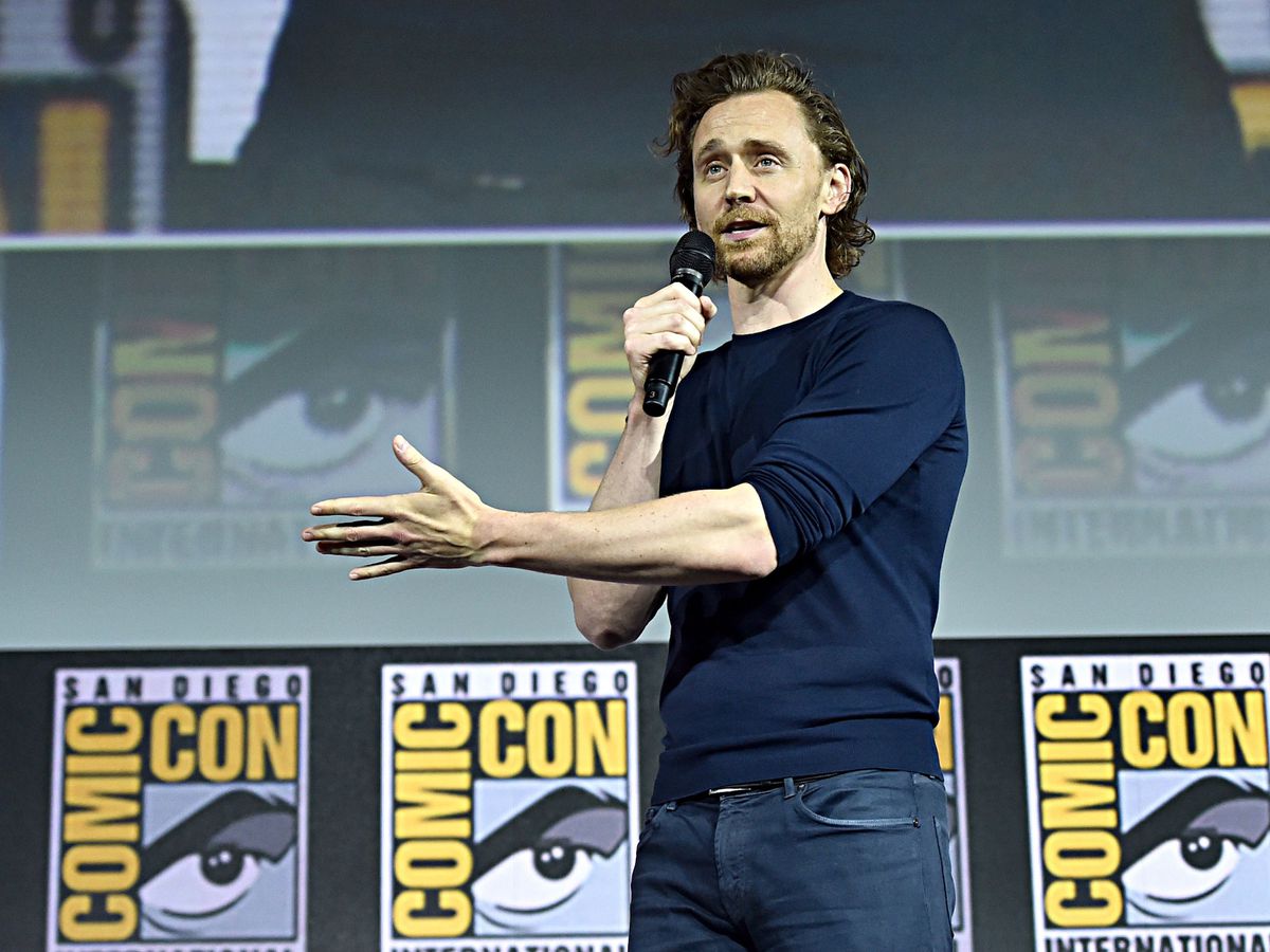 tom hiddleston for Loki at sdcc 2019