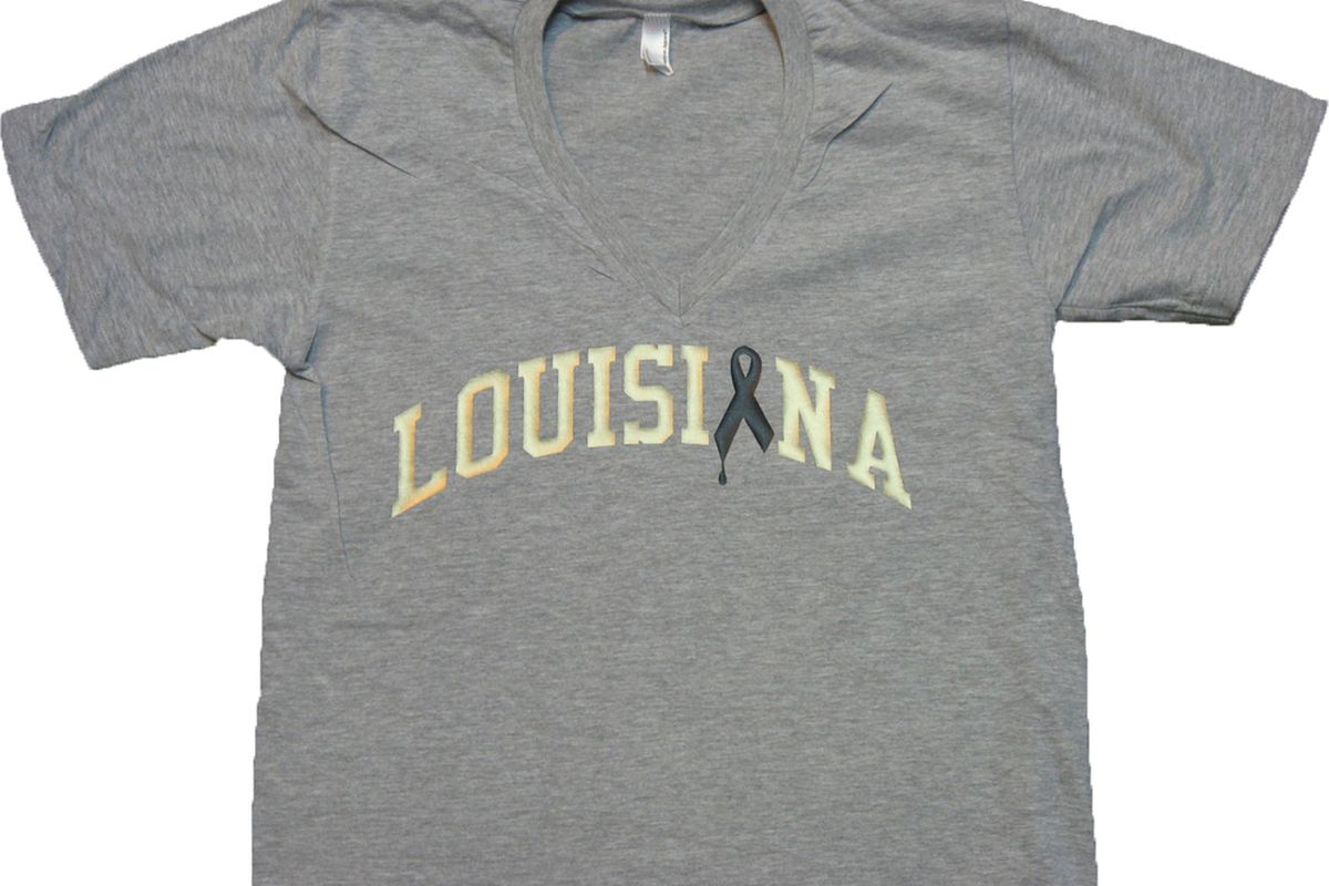 <a href="http://www.campusconnection.cc/store/by_org/7/36/24/na-Oil-Spill-Relief-Shirts-at-NOLA-Apparel-Collection">Click here</a> to purchase!