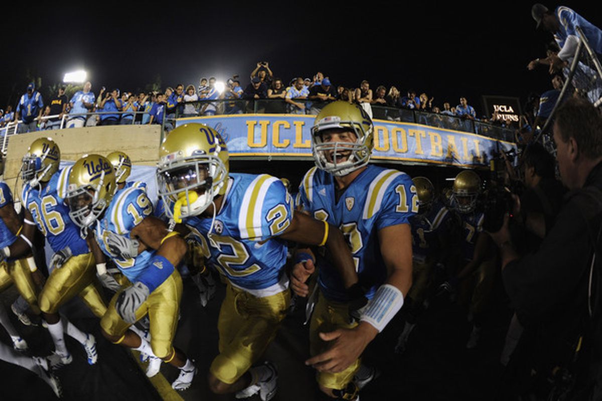 UCLA fans should be comfortable if no. 12 comes out of the tunnel as QB1 this Fall at the Rose Bowl.  (Photo by Harry How/Getty Images)
