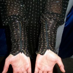 Cuff details from Rain's amazing dress from Some Odd Rubies