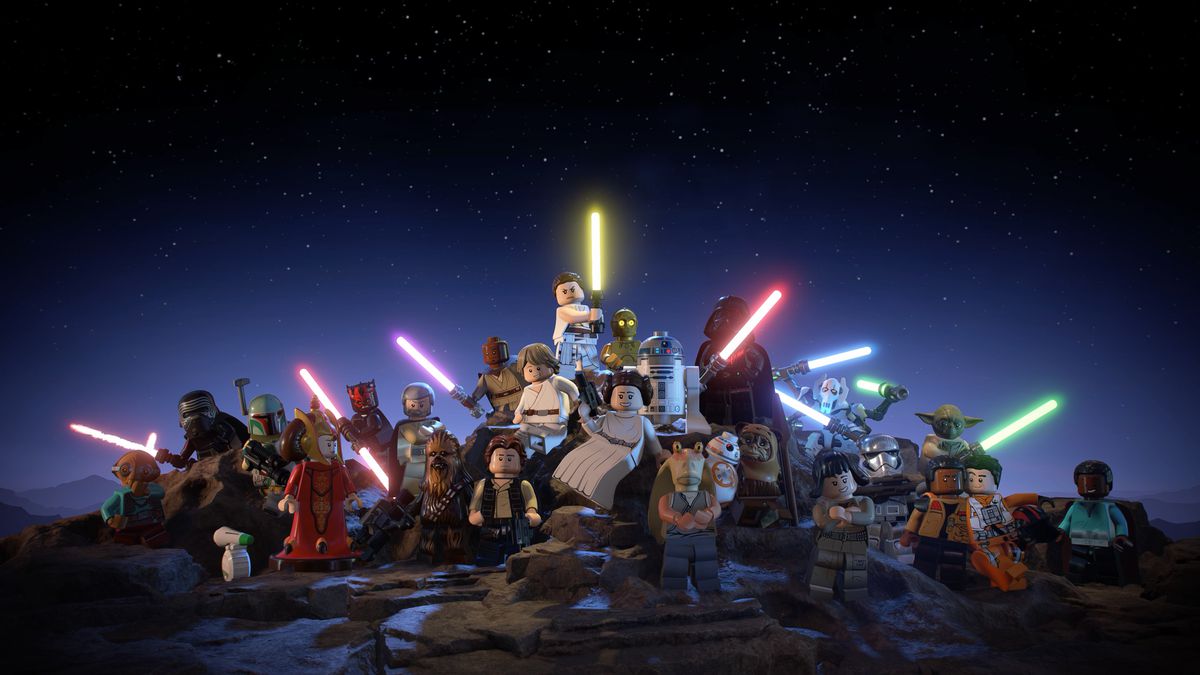 all the characters of Lego Star Wars: The Skywalker Saga