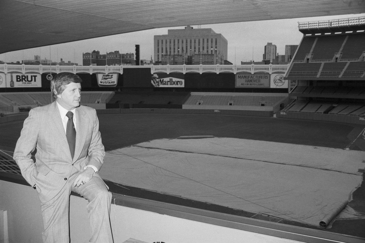 Steinbrenner in Empty Yankee Stadium