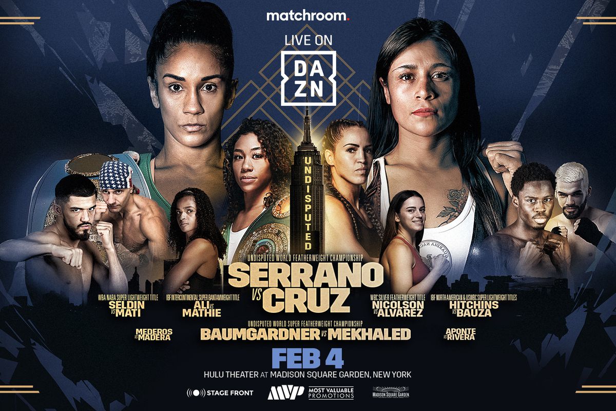 Amanda Serrano vs Erika Cruz will be broadcast by DAZN