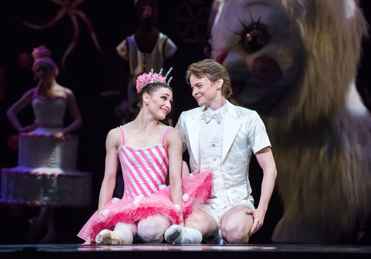Sarah Lane is Princess Praline and Daniil Simkin is The Boy in a scene from American Ballet Theatres “Whipped Cream.” | Doug Gifford