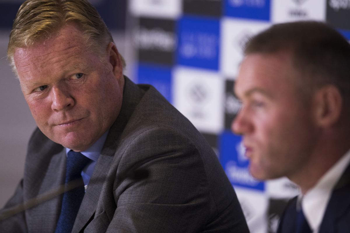 Everton Unveil New Signing Wayne Rooney