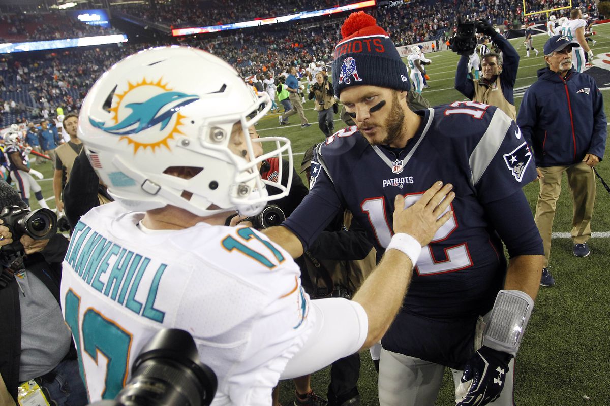 Patriots played the Dolphins on Thursday Night Football in 2015. 