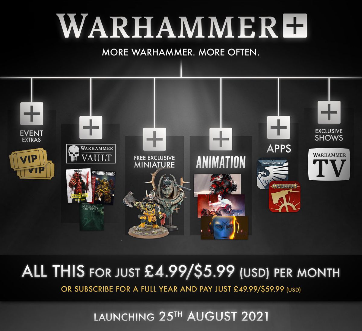 Warhammer’s new subscription streaming service is coming to iOS, Android, and smart TVs