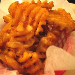 Waffle Fries: These fires look like mini waffles and are doughy, often delicious, and fun to eat. <br /><br />Found at: Chick-Fil-A most notably, but in NYC, they're at BLT Burger, Lodge, 99 Miles to Philly, and others.<br /><br />Photo via <a href="http: