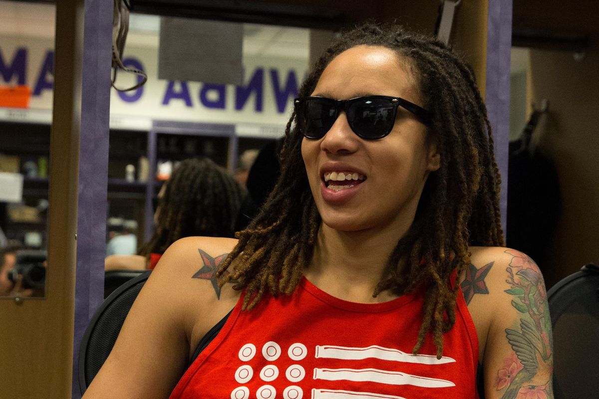 Phoenix Mercury center Brittney Griner enters the pros with a lot of hype.  She's playing well but isn't an MVP candidate in her first year, nor is she even the best player on her team.   Still, it's early though.