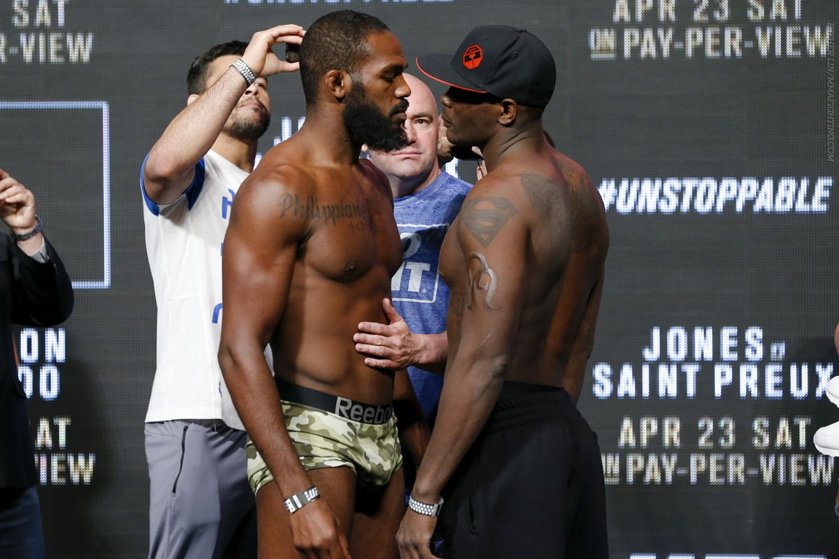 Jon Jones and Ovince Saint Preux will square off in the UFC 197 main event Saturday night.