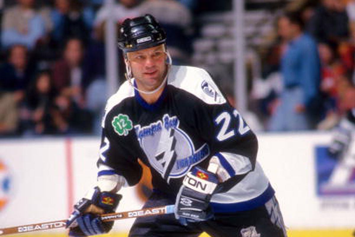 Dino Ciccarelli, one of only two Hall of Famers to have ever skated for the Lightning