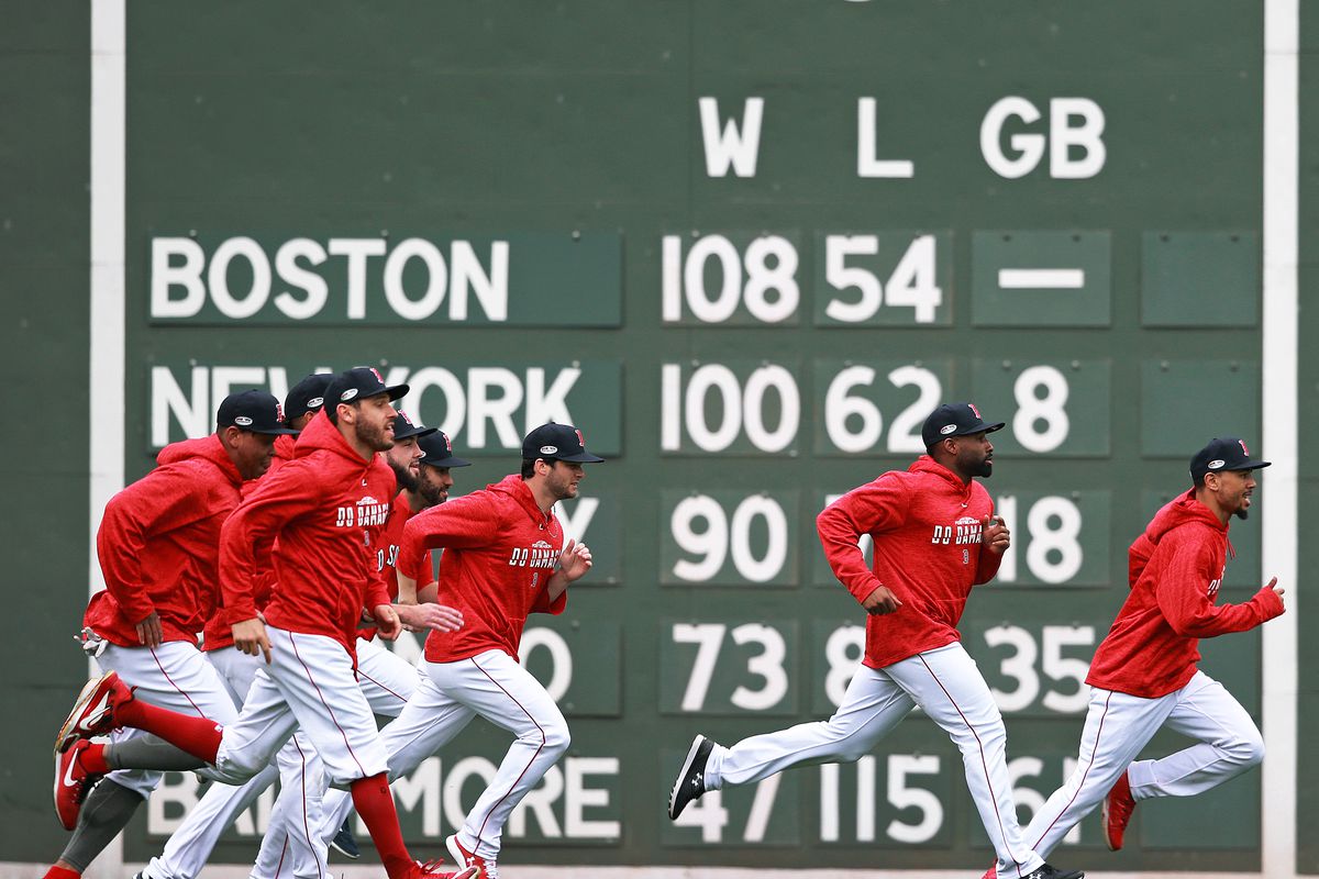 Boston Red Sox Workout