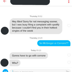 This opener gets a 8/10, mostly because I’ve never heard it before.