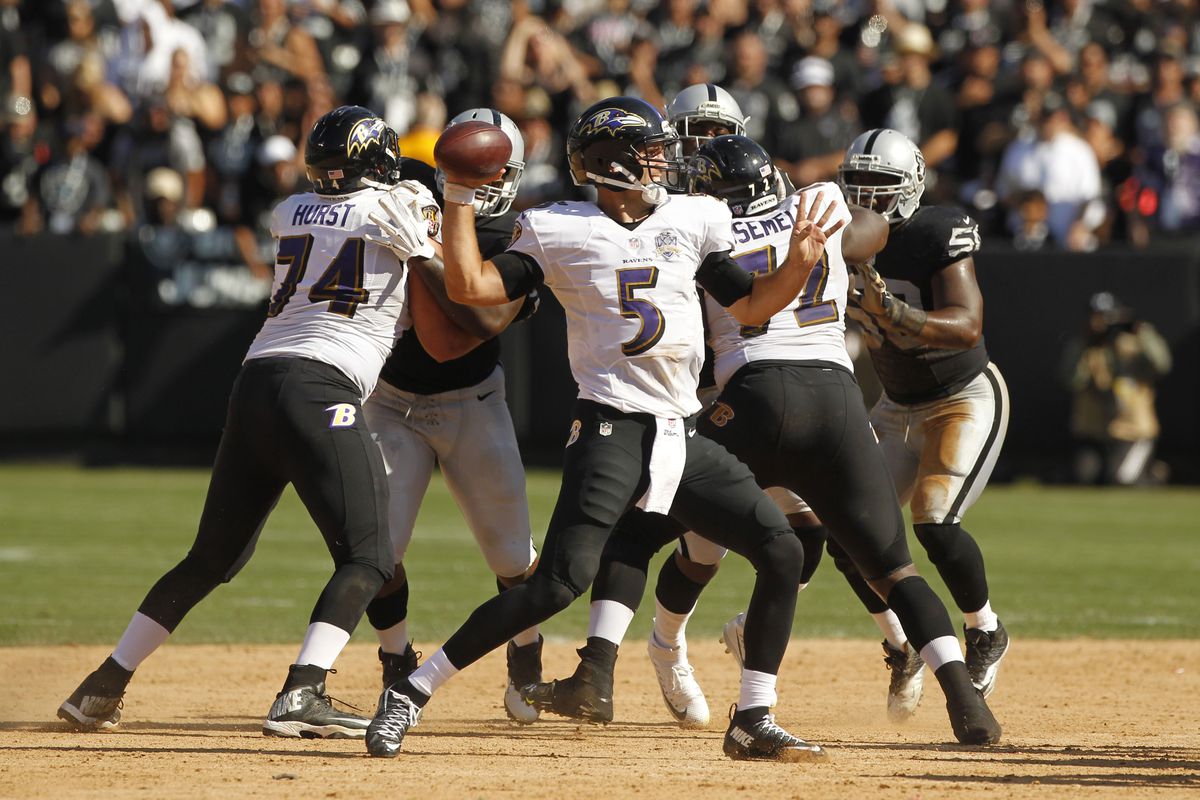 NFL: Baltimore Ravens at Oakland Raiders