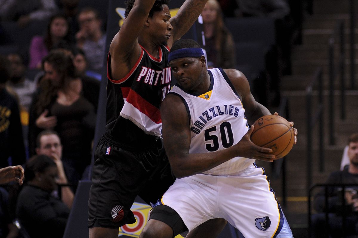 NBA: Portland Trail Blazers at Memphis Grizzlies