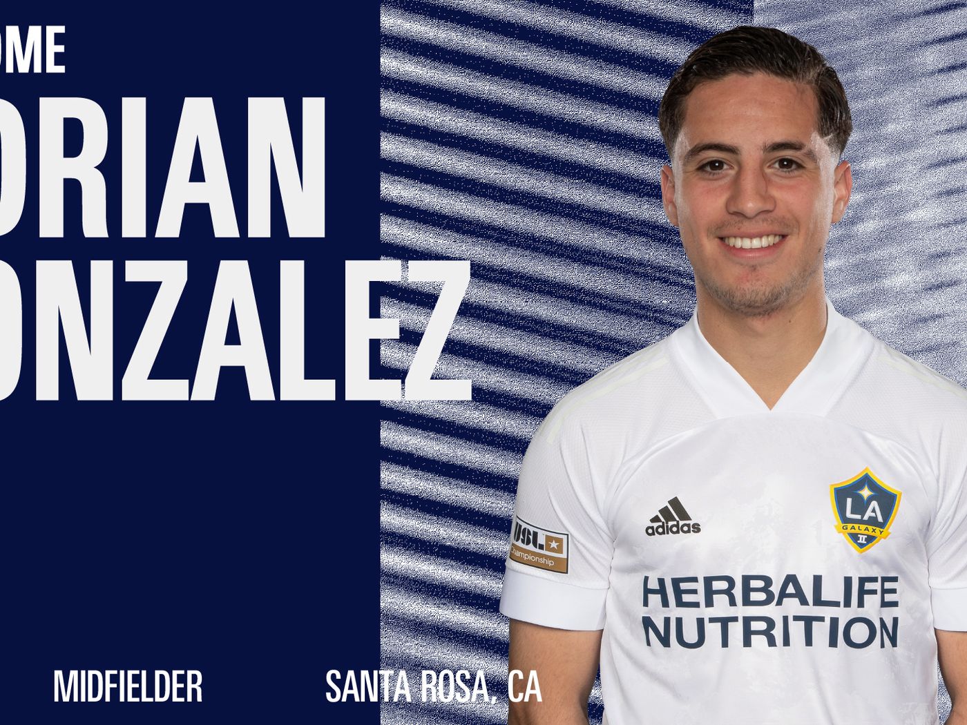 LA Galaxy II sign academy product Adrian Gonzalez - LAG Confidential