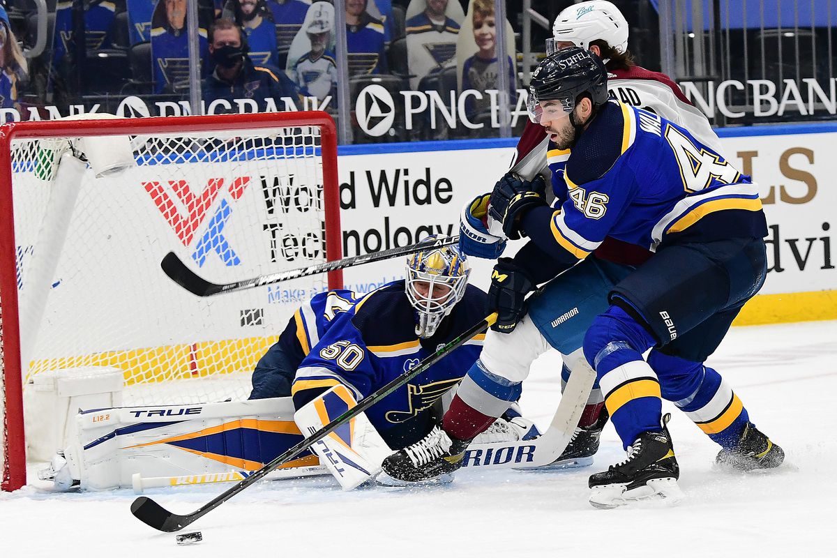 NHL: APR 22 Avalanche at Blues