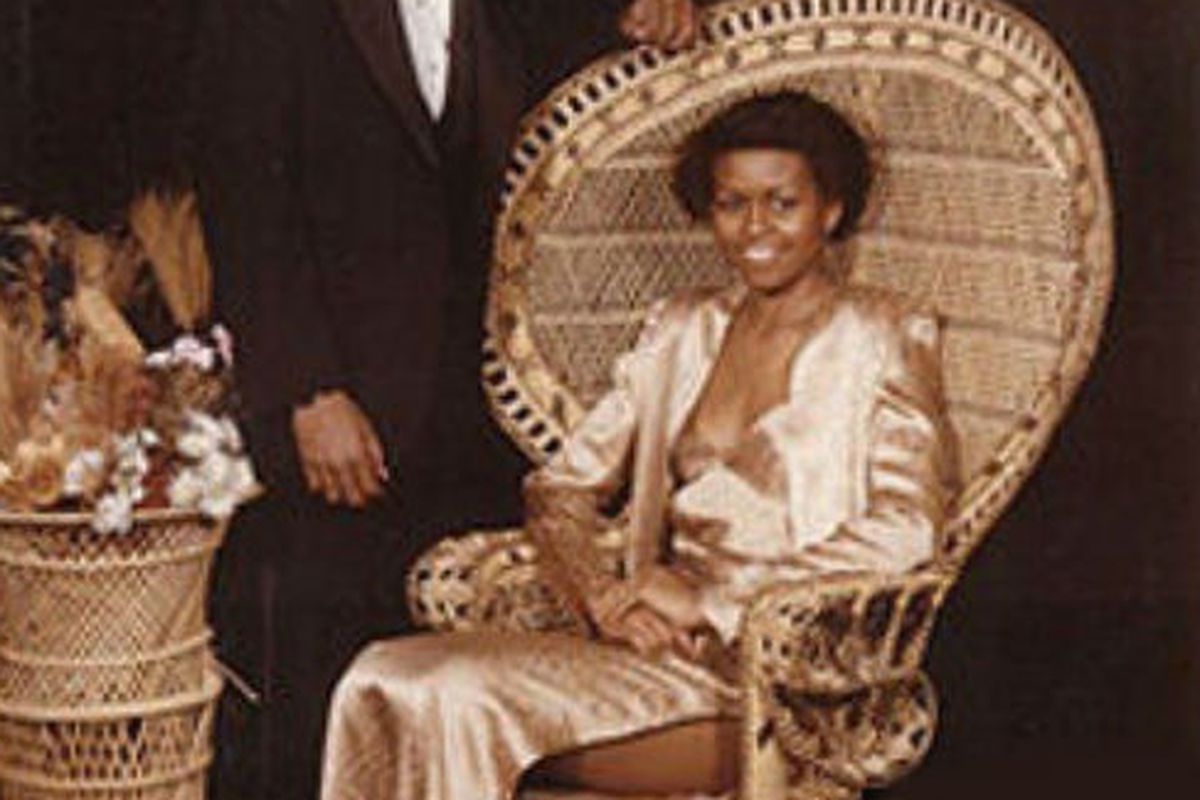 This is what Michelle Obama wore to her prom in 1982, as revealed on the Ellen DeGeneres show