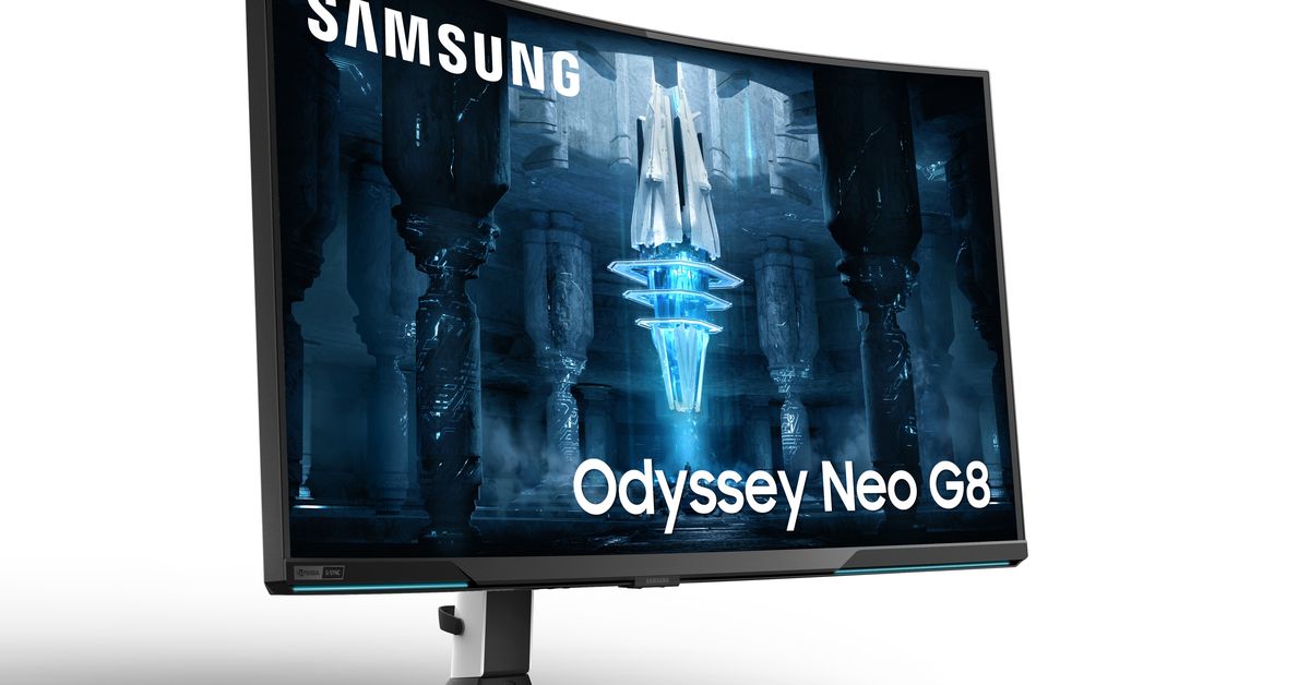 Samsung announced a smaller 4K version of its curviest, best-looking gaming monitor - The Verge