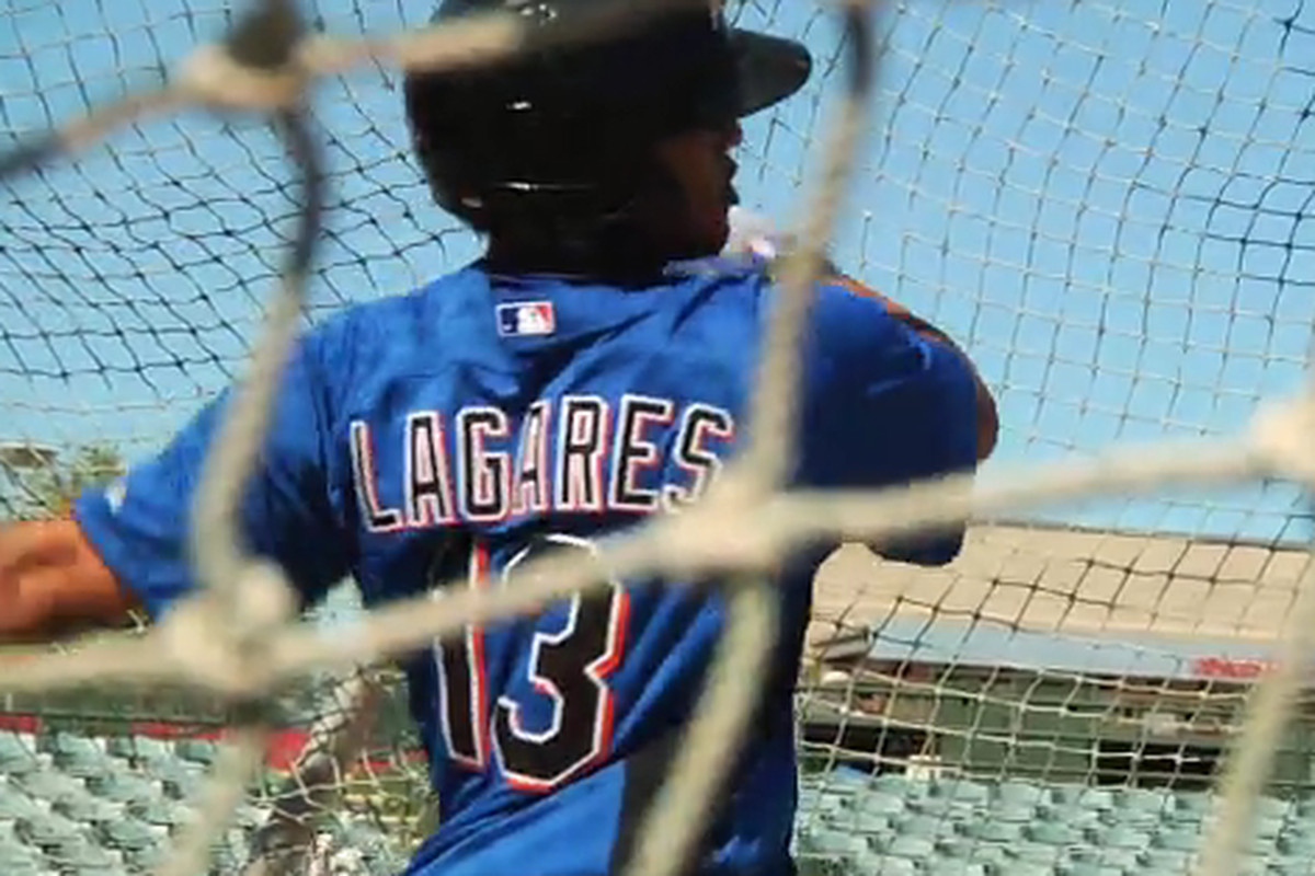 OF Juan Lagares is currently leading the AFL in batting at .432.