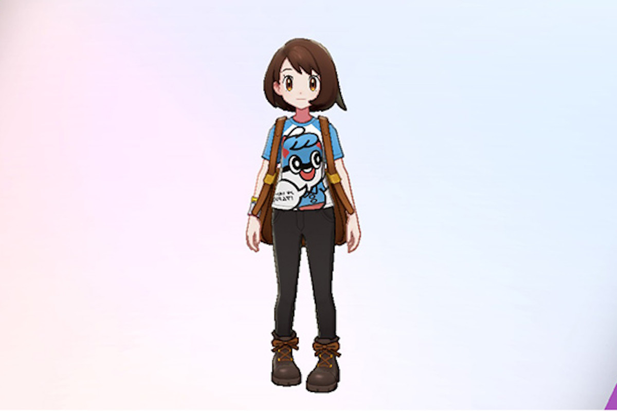 A Great Ball Guy shirt in Pokemon Sword and Shield. 