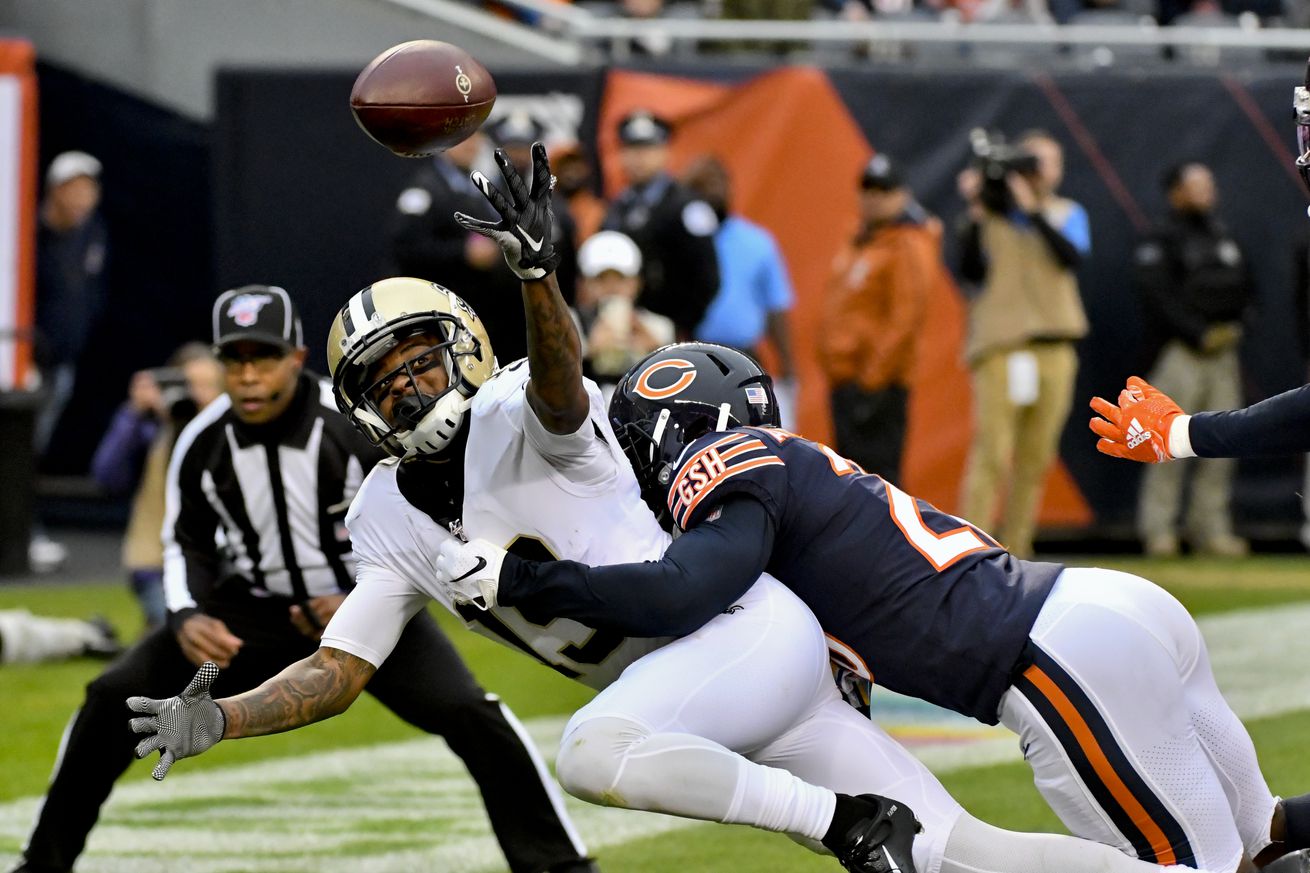 NFL: New Orleans Saints at Chicago Bears