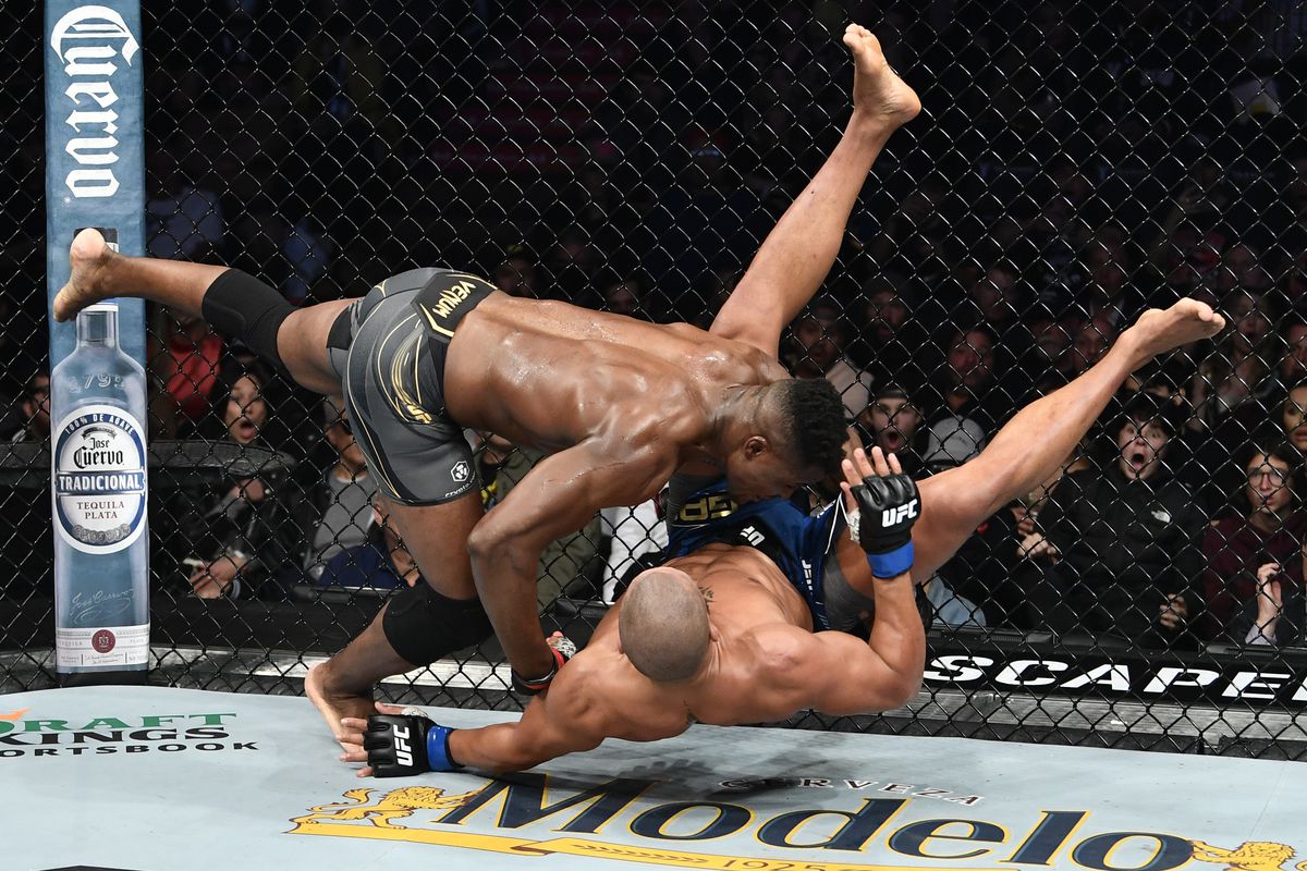 Francis Ngannou dominates with wrestling to beat Ciryl Gane and retain  heavyweight title in UFC 270 main event - MMA Fighting