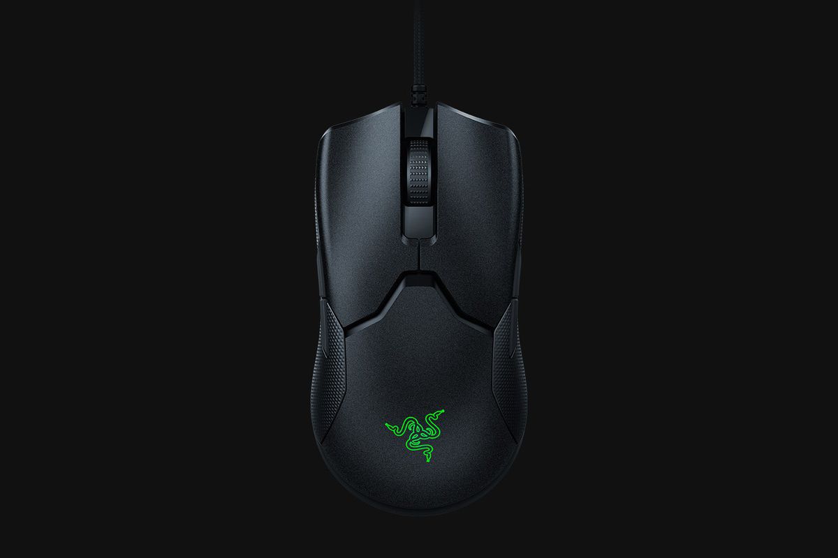 a product shot of the Razer Viper wired gaming mouse