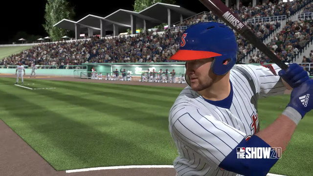 Mets minor leaguer Tim Tebow comes to the plate in MLB The Show 20
