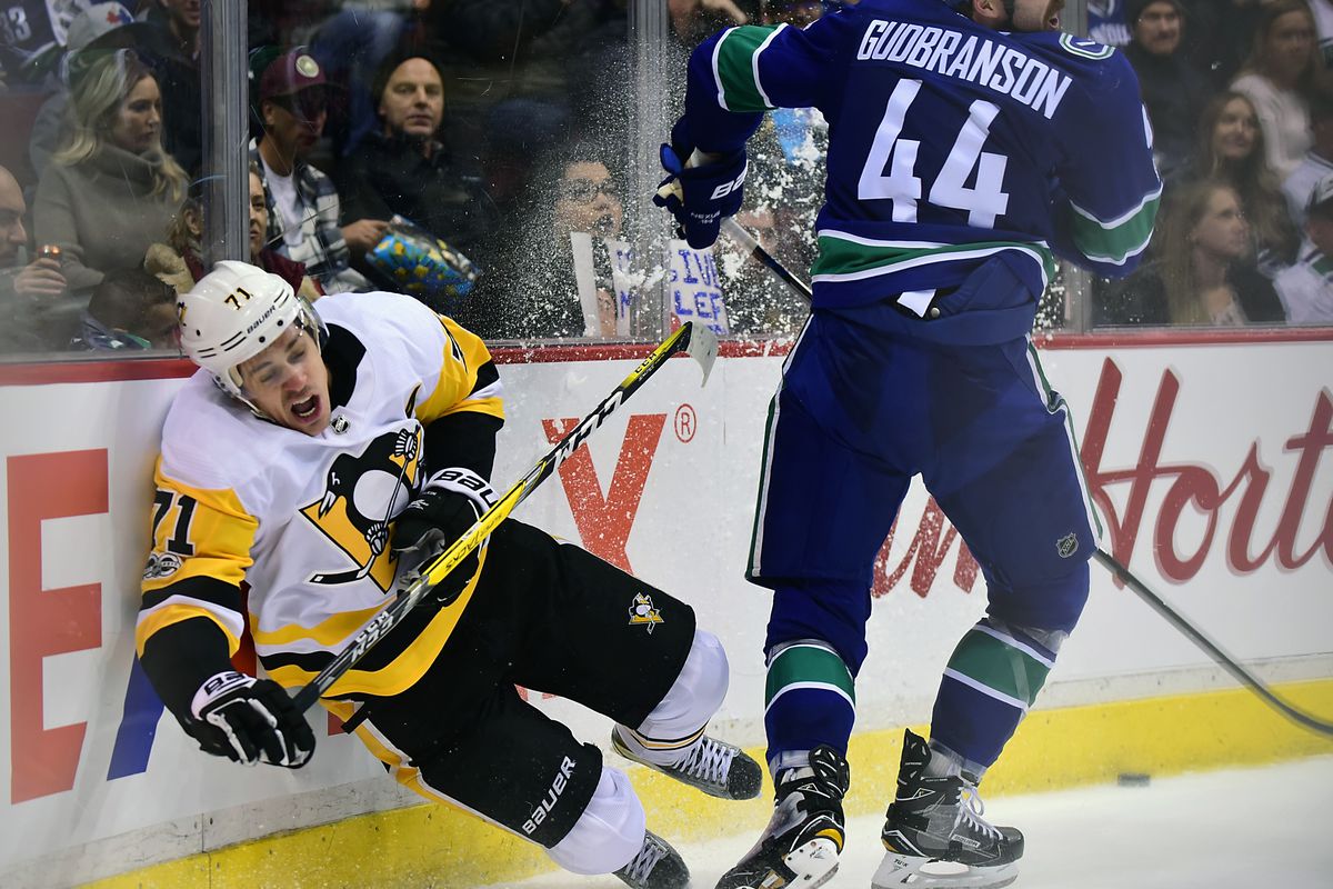 NHL: Pittsburgh Penguins at Vancouver Canucks