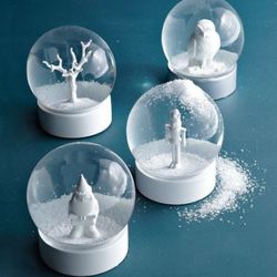<a href="http://www.westelm.com/products/snow-globes-a930/?pkey=cbest-selling-top-gifts" rel="nofollow">West Elm Snow Globes:</a> $14.99-$25
