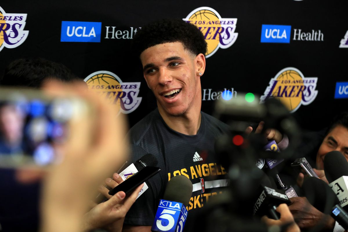 NBA Prospect Lonzo Ball Los Angeles Lakers Workout - Media Availability