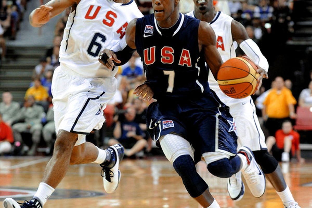 Several factors contributed to Rajon Rondo's departure from Team USA. (Photo by Ethan Miller/Getty Images)