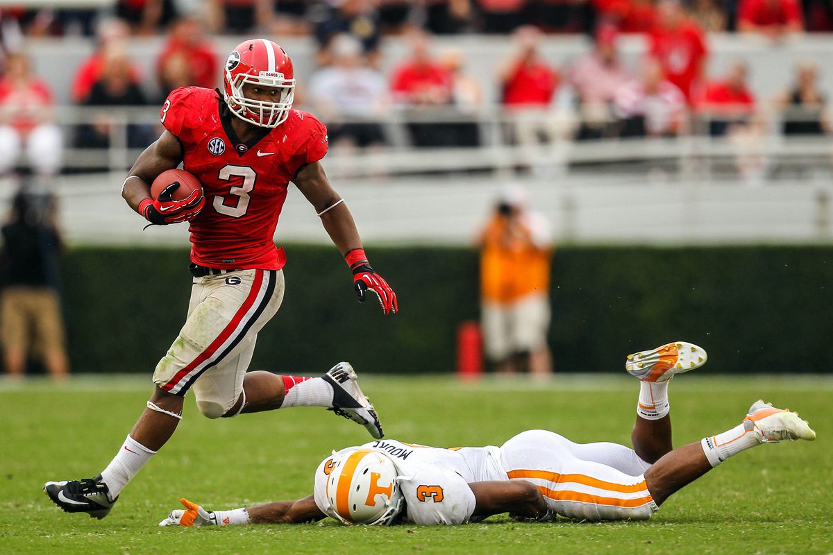 The Gurley Man makes his opponents look like girlie men.