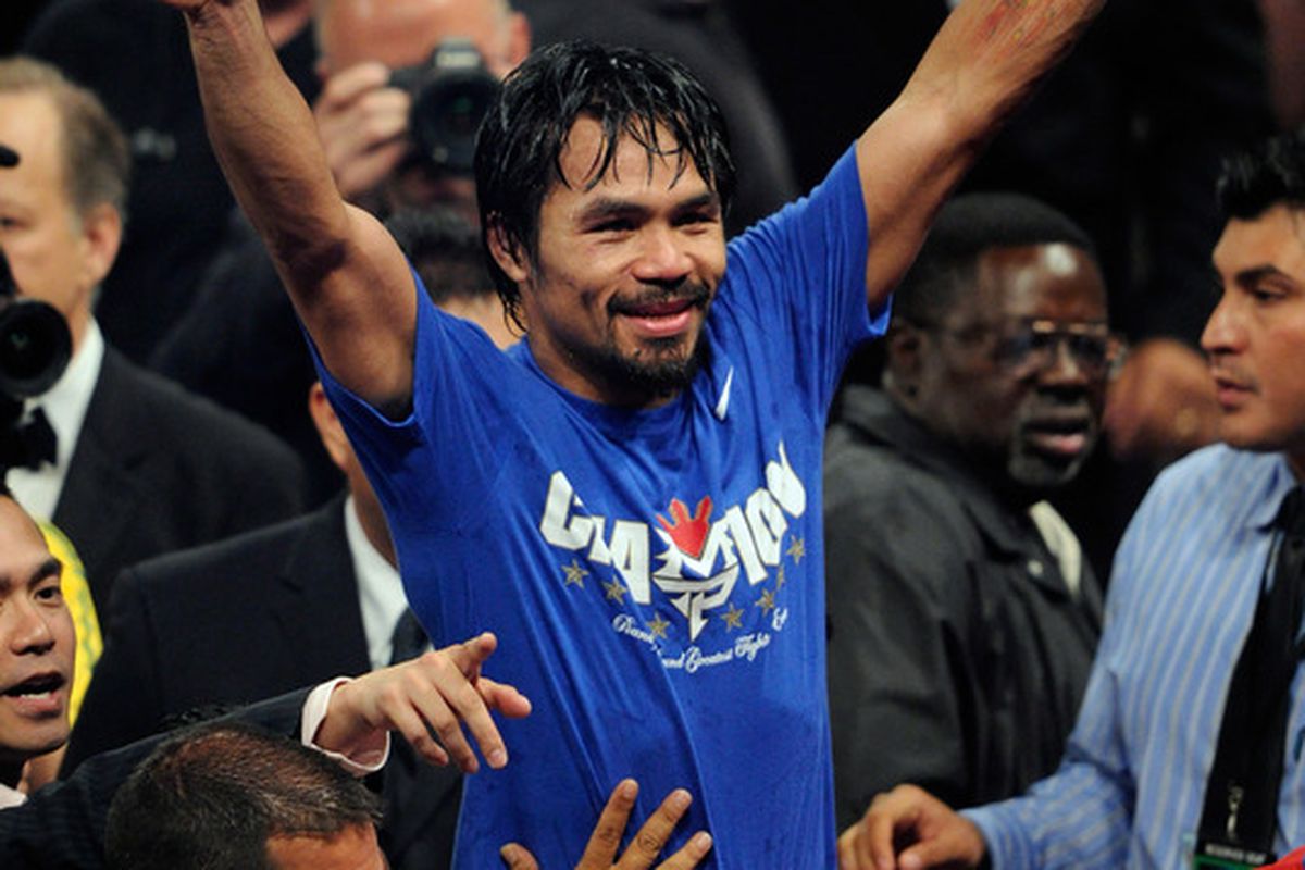 Both HBO and Showtime will make a push for Manny Pacquiao's next fight. (Photo by Ethan Miller/Getty Images)